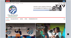 Desktop Screenshot of casadeoracionzumpango.com